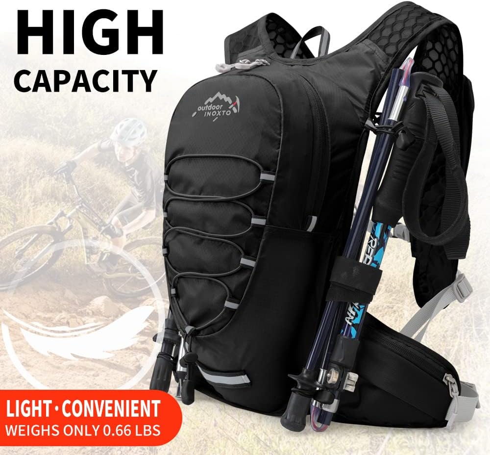 Running Hydration Vest for Men Women Water Backpack for Running 3L Running Hydration Pack for Trail Running Marathon Race Hiking