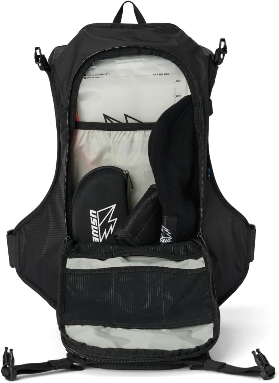 USWE MTB Hydro Hydration Pack with Hydration Bladder - Hydration Backpack for Cycling, Mountain Biking, E-MTB and Gravel Riding, Backpack with Water Bladder