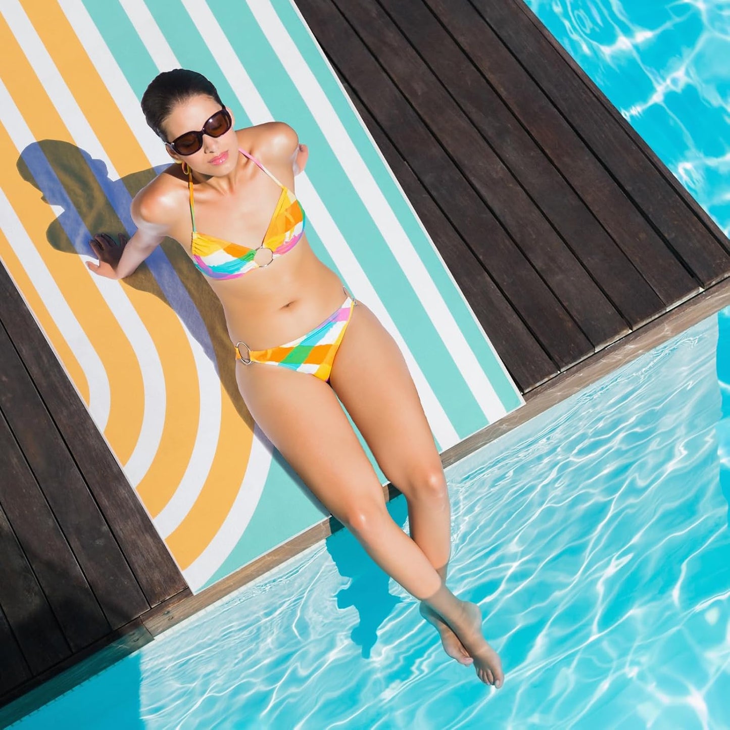 PY SUPER MODE Beach Towel - 75 x 35 inches Quick Dry Microfiber Beach Towels Oversized, Lightweight Soft and Absorbent Bath Towel Suitable for Swimming Camping for Adults