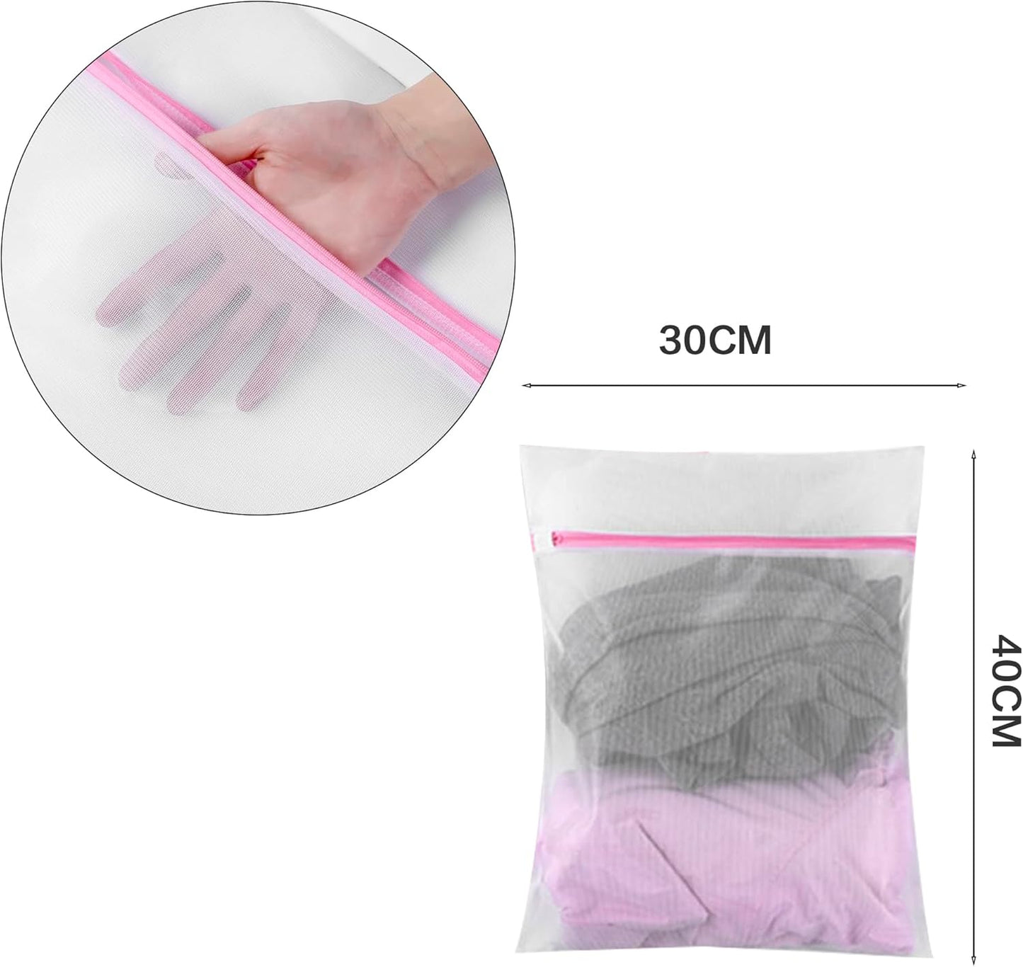 Garment Bags Clothes Storage Bag (Set of 12) Closet Cover for Open Closet Shirt Bags with Zipper for Suit, Sweaters Travel Laundry Wardrobe Closet Garment Dust Cover Bags (White 24'' x 54'')