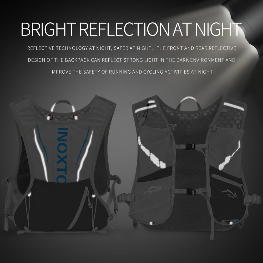 Running Hydration Vest for Men Women Water Backpack for Running 3L Running Hydration Pack for Trail Running Marathon Race Hiking
