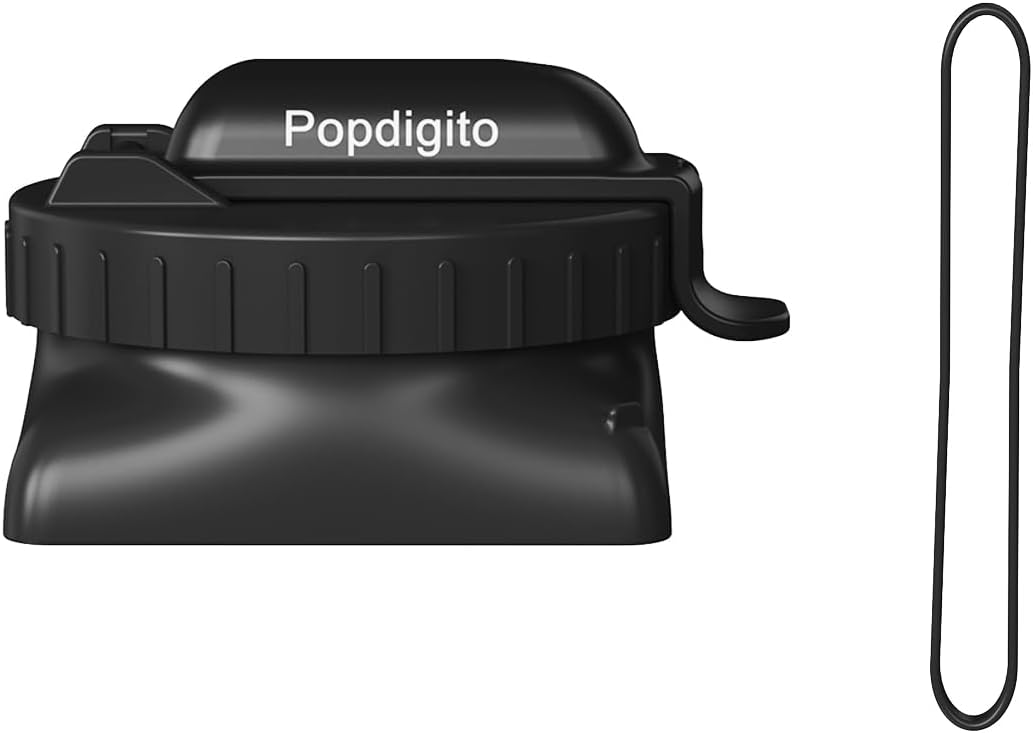 Collapsible Water Bottles caps for Travel Gym Hiking Camping (Upgrade Straw Black Cap) Note:Not applicable to bottles of Upgrade Type2/Type3 bottles