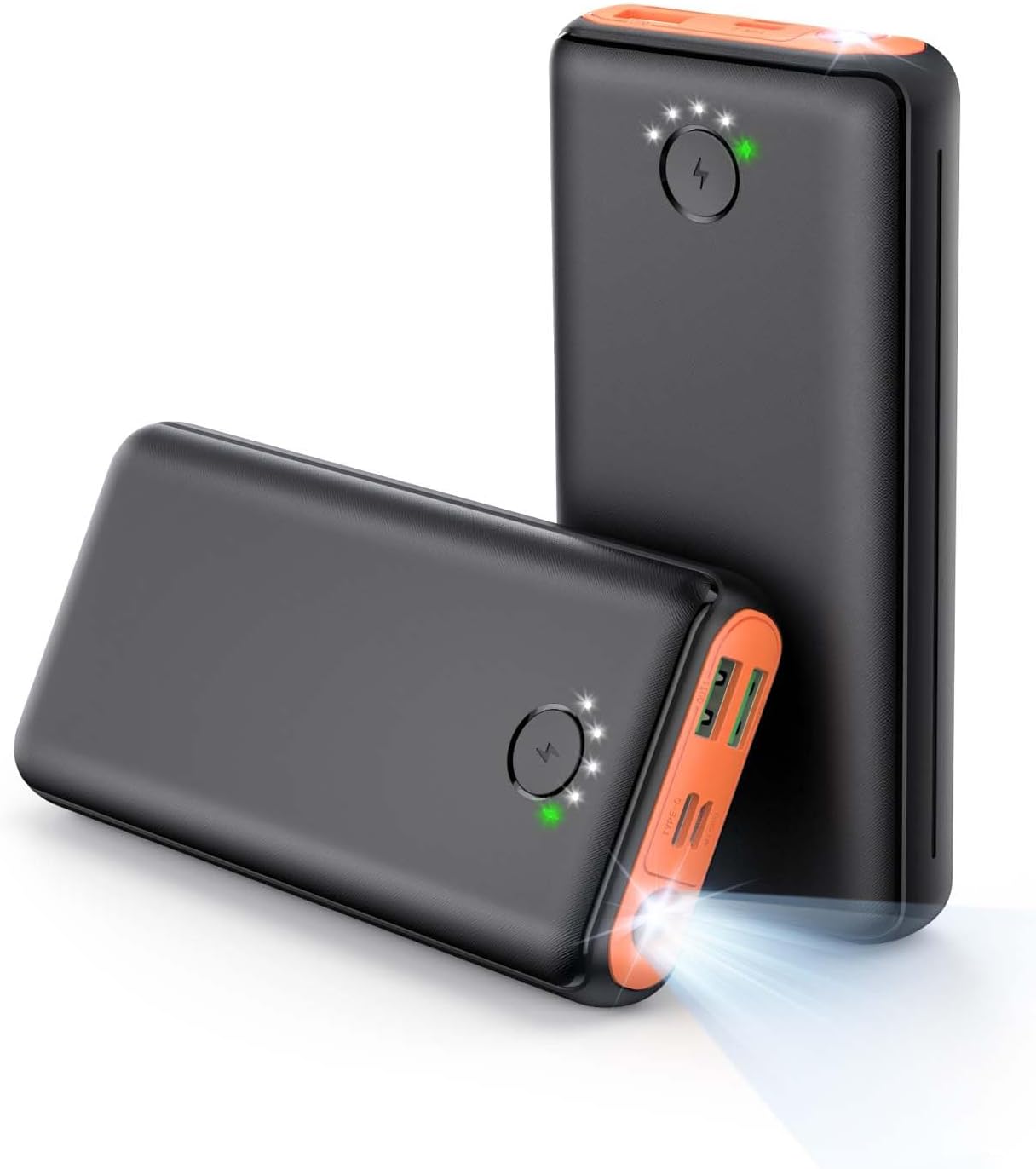 Portable Charger Power Bank 40000mah, USB C Fast Charging 22.5W External Battery Pack Phone Charger Quick Charge with 3 Outputs & 2 Inputs for iPhone Samsung Galaxy Android Travel Camping