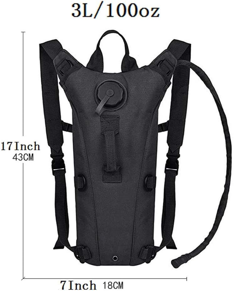 ATBP Running Hydration Vest Pack Tactical 3L Water Bladder Backpack Bag for Cycling Marathon Hiking Daypack Men & Women