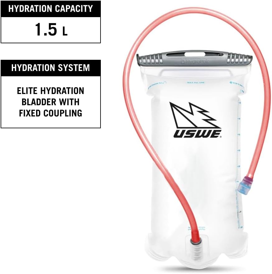 USWE Outlander Hydration Pack with Water Bladder, Hydration Backpack - Backpack for Cycling, MTB, Trail Running & More