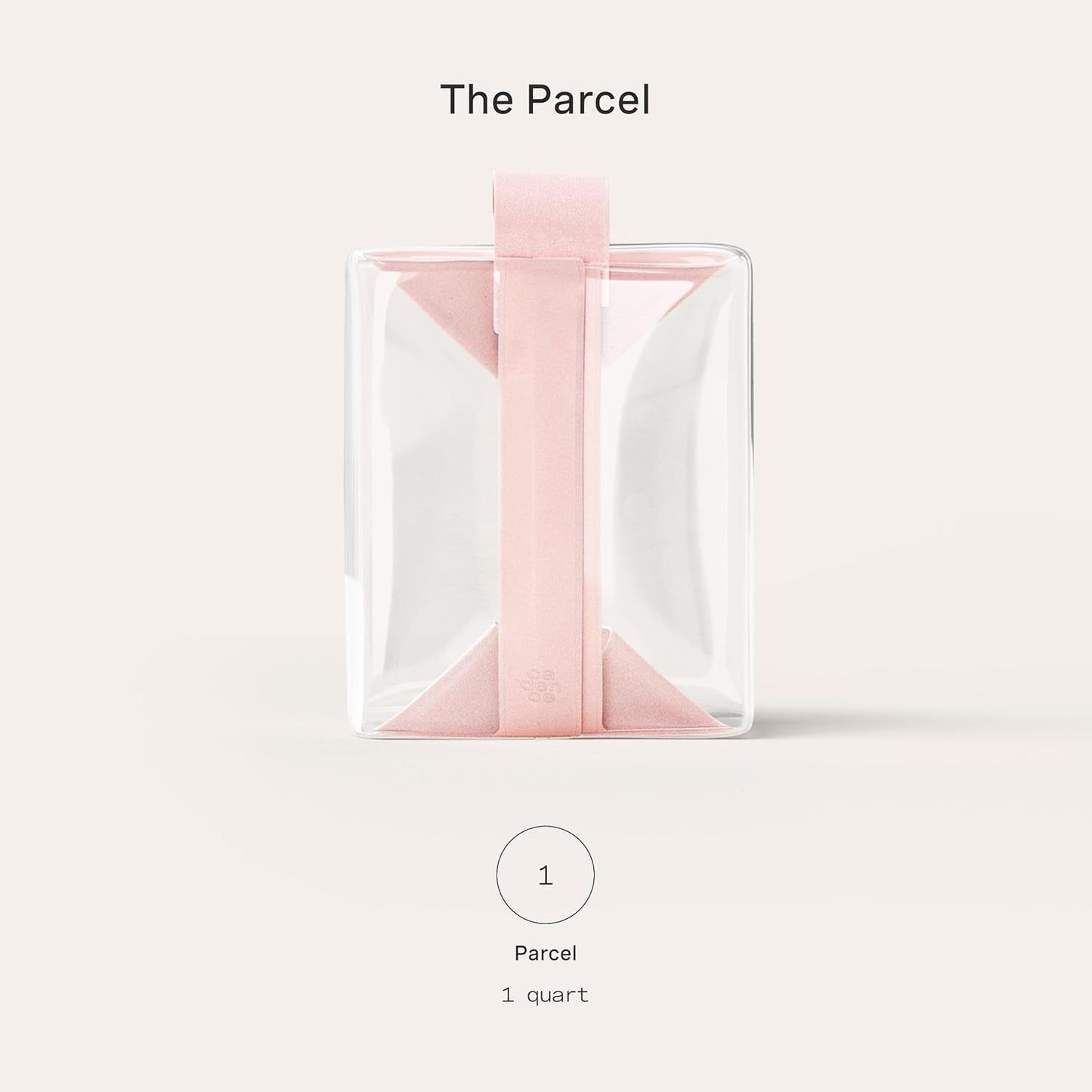 Cadence Parcel - Clear Dopp Kit with Magnetic Closure - Durable and Leak-Resistant Travel Toiletry Kit - Modular Design