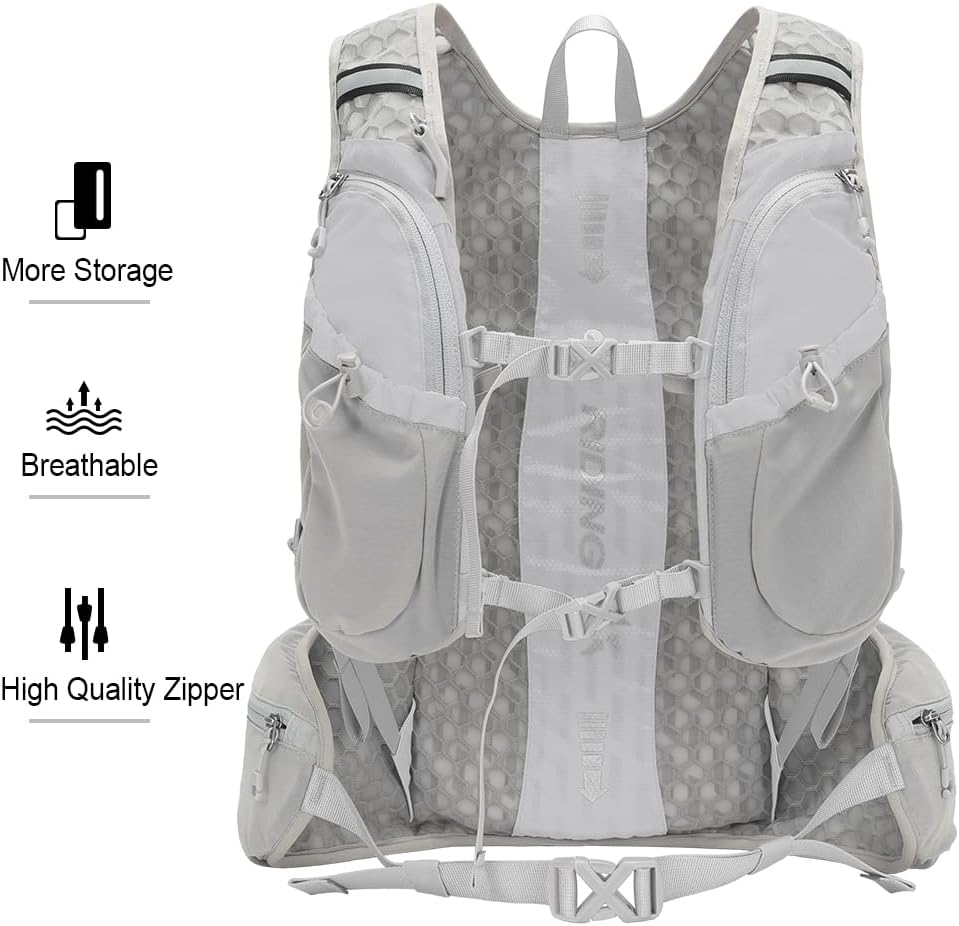 INOXTO Hydration Pack Backpack ，Water Backpack with 2L Leakproof Water Bladder, Running Hydration Vest for Man, Daypack for Cycling Motocross Climbing Trail Running