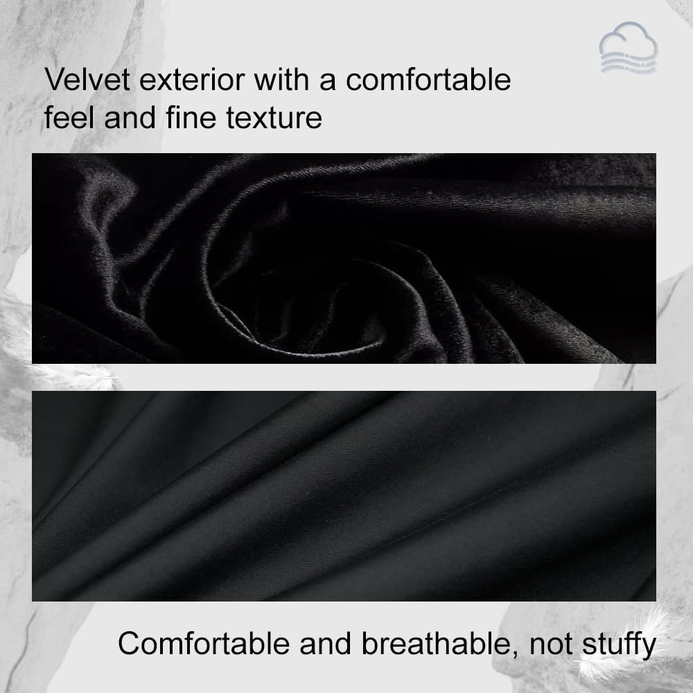 Joythink Sleep Mask Headphones Silk Wireless Bluetooth Headband Eye Mask for Side Sleepers Blackout for Airplane Travel Men Women Black