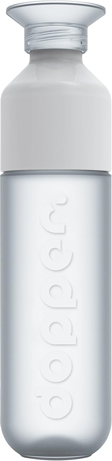 Preserve Dopper Water Bottle, 15.25 Ounce, Pure White