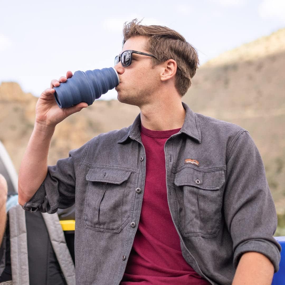 HYDAWAY 25oz Collapsible Water Bottle - BPA-Free, Leakproof, Lightweight, and Space-Saving - Perfect for Hiking, Travel, and All-Day Hydration