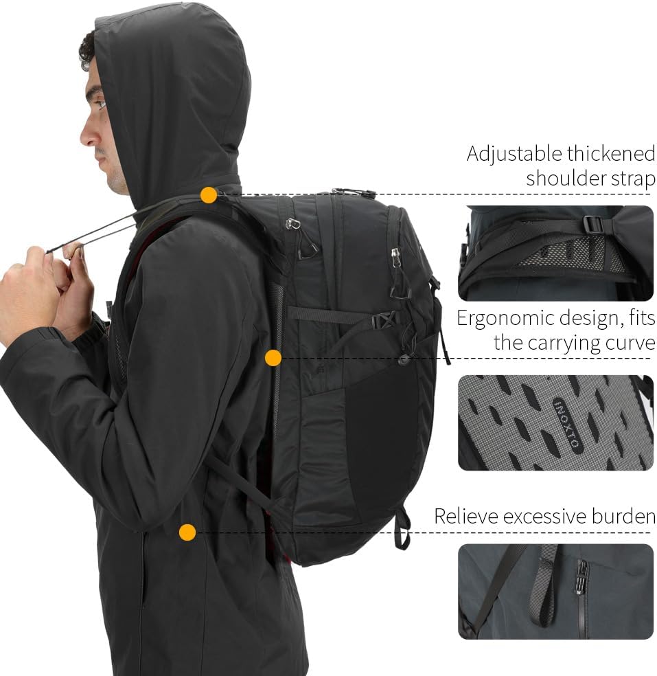 Hiking Hydration Backpack with 3l Water Bladder for Women and Men 25L Water Backpack for Hiking, Cycling, Climbing, Camping