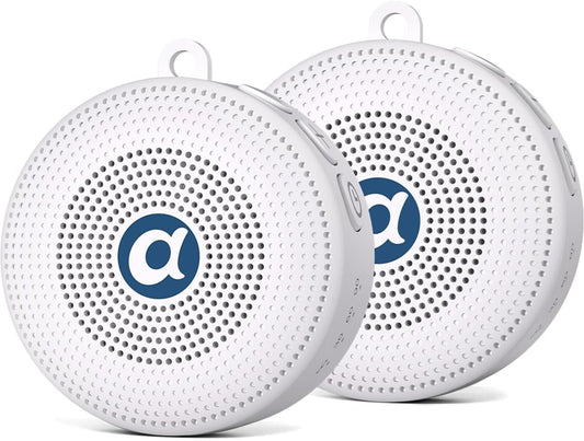 Double Brown Noise Sound Machines with 30 Soothing Sounds Mini White Noise Machine Baby 32 Volume Level Sleep Machine for 3D Surround Sound Rechargeable Noise Machine for Kid Adult Home Travel