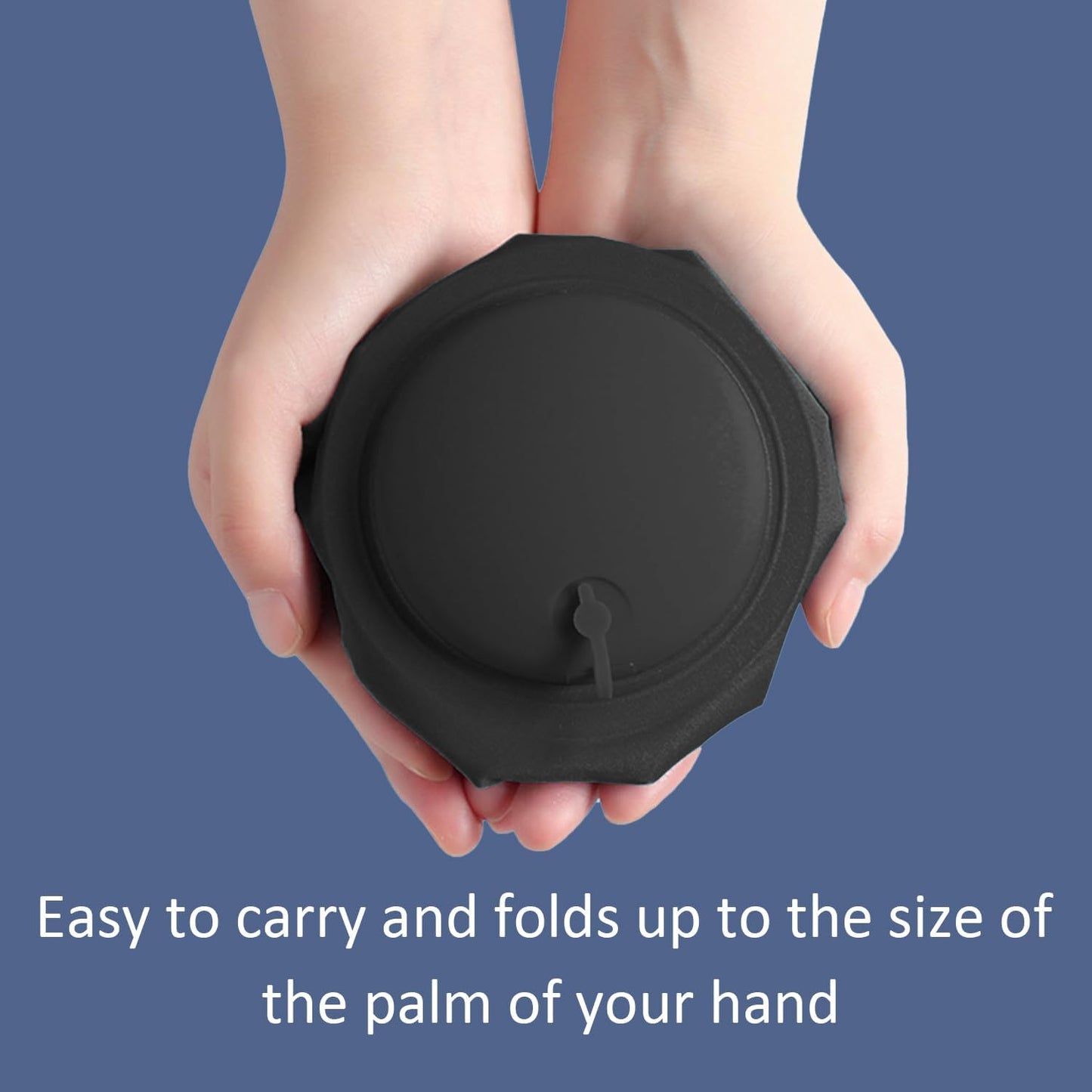 Inflatable Travel Pillow for Sleeping Airplane - Inflatable Neck Pillow for Traveling on Plane, Press to Inflate,Portable Travel Neck Pillow with Carry Bag （Black）