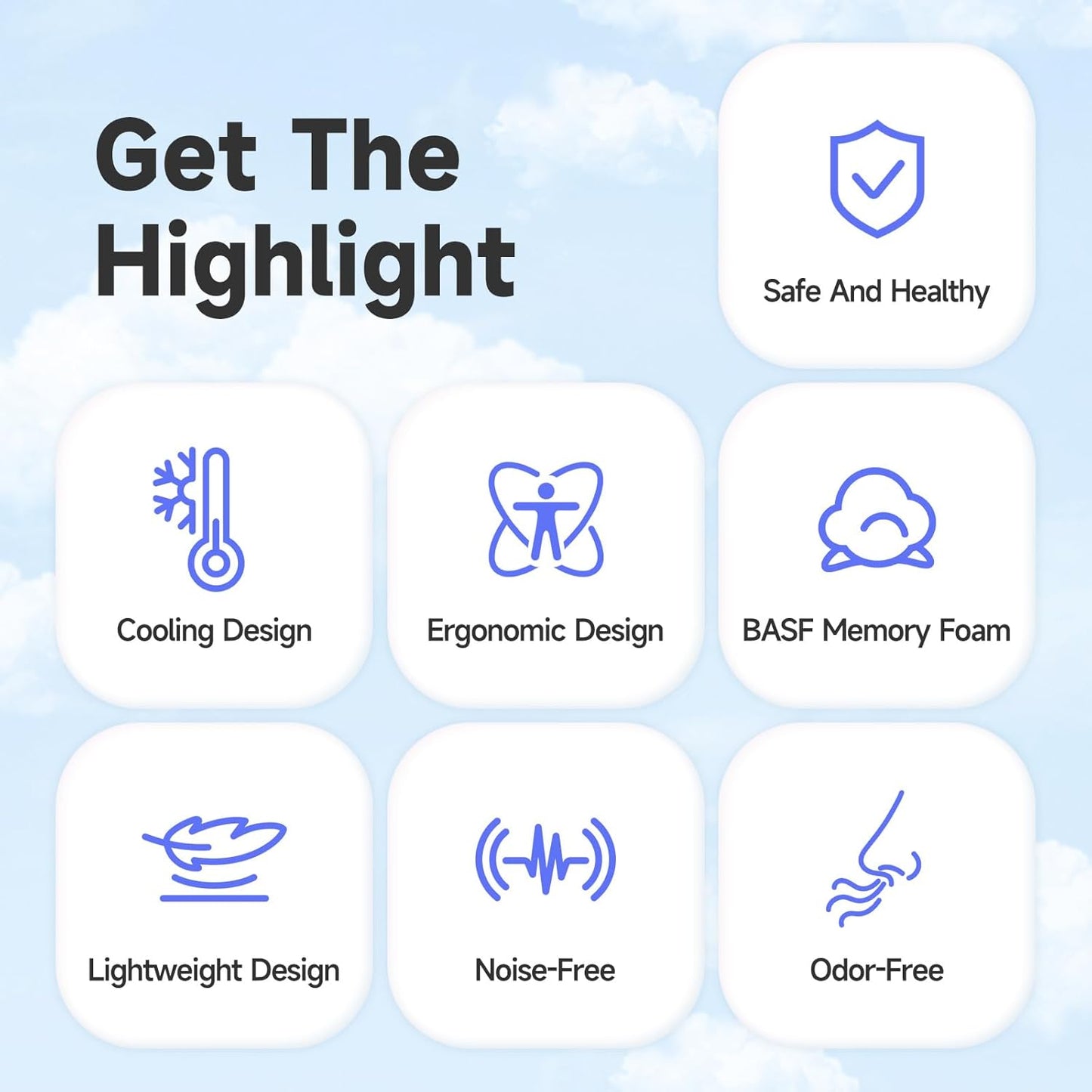 Neck Pillow Airplane, 100% Pure Memory Foam, Cooling Airplane Pillow, Travel Pillow, Travel Pillows for Airplanes, Plane, Flight Pillow, Gray