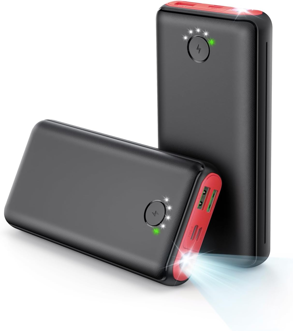 Portable Charger Power Bank 40000mah, USB C Fast Charging 22.5W External Battery Pack Phone Charger Quick Charge with 3 Outputs & 2 Inputs for iPhone Android Samsung Travel Essentials Camping