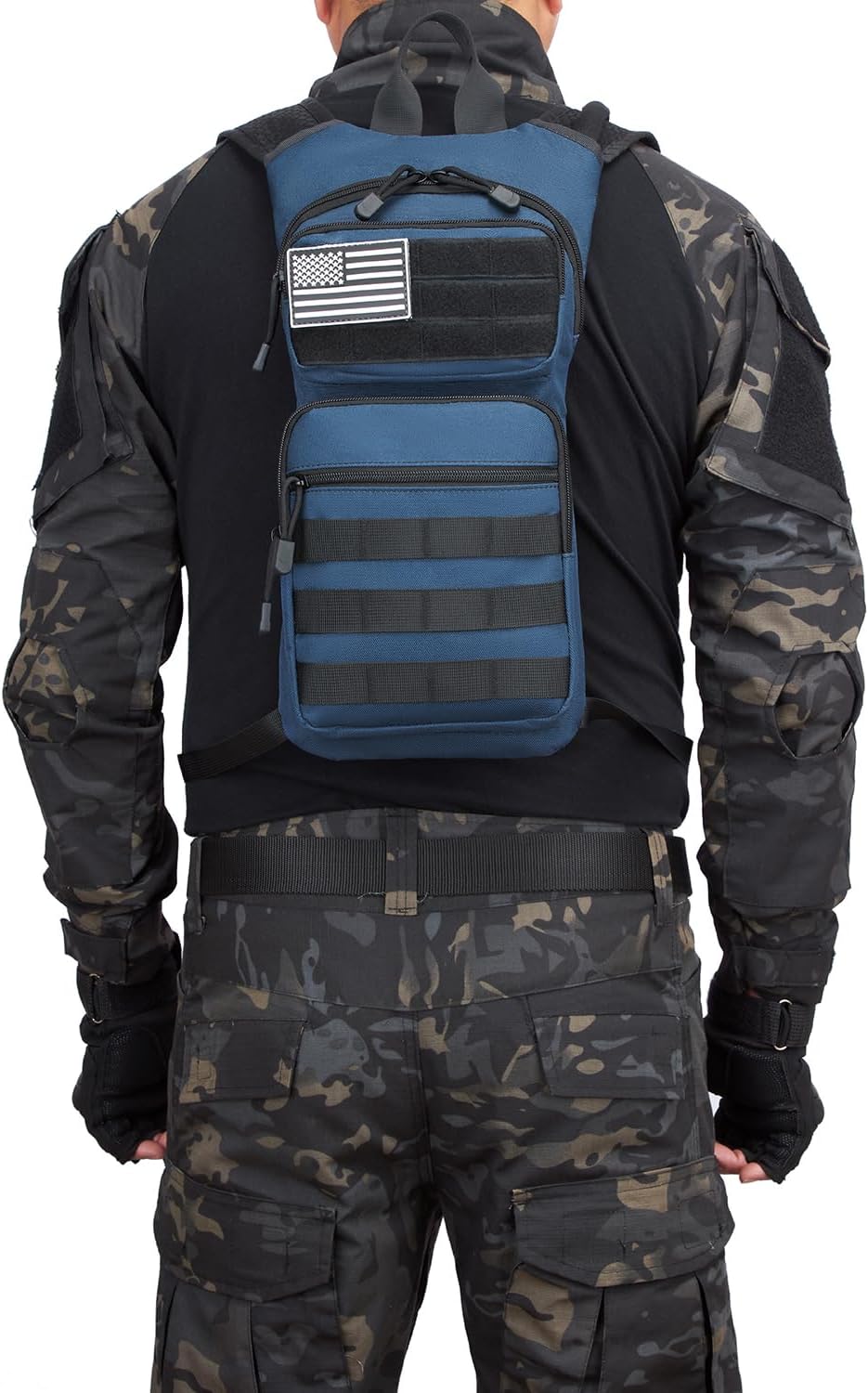 ATBP Running Hydration Vest Pack Thermal Insulation 3L TPU Water Bladder Tactical Backpack Bag for Cycling Hiking Daypack Men & Women