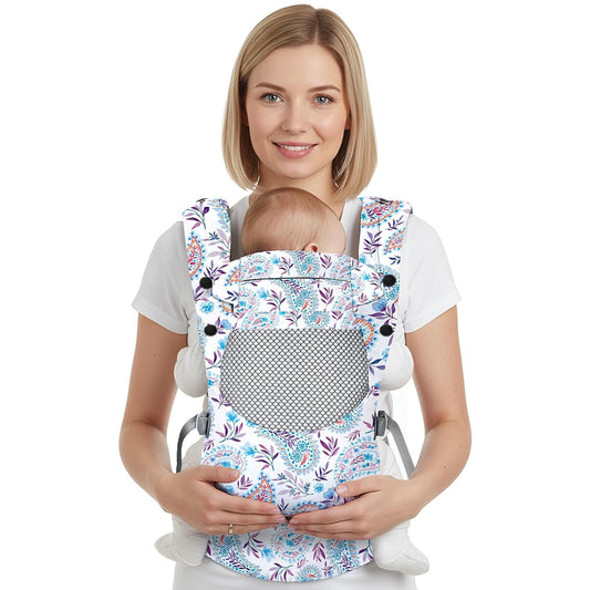 Newborn Baby Front Carrier Backpack, Toddler Baby Body Carrier, 7-66 Lbs Ergonomic Design, Lumbar Support, Lightweight