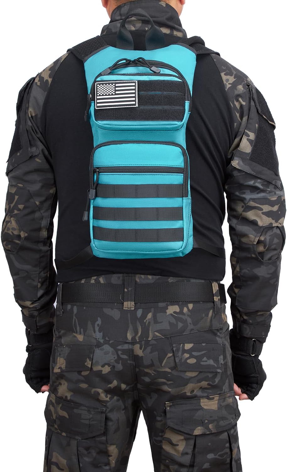 ATBP Running Hydration Vest Pack Thermal Insulation 3L TPU Water Bladder Tactical Backpack Bag for Cycling Hiking Daypack Men & Women