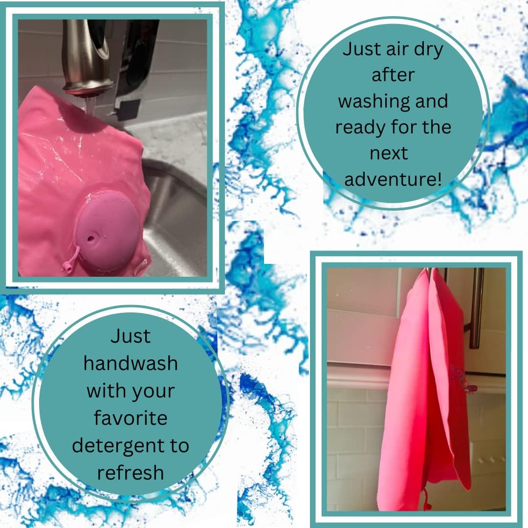 Airplane Pillow - Inflatable Travel Pillow - Airplane Essentials - Travel Neck Pillow - Inflatable Neck Pillow for Traveling - Neck Pillows for Travel - Blow Up Airplane Pillow - Milk Silk TPU