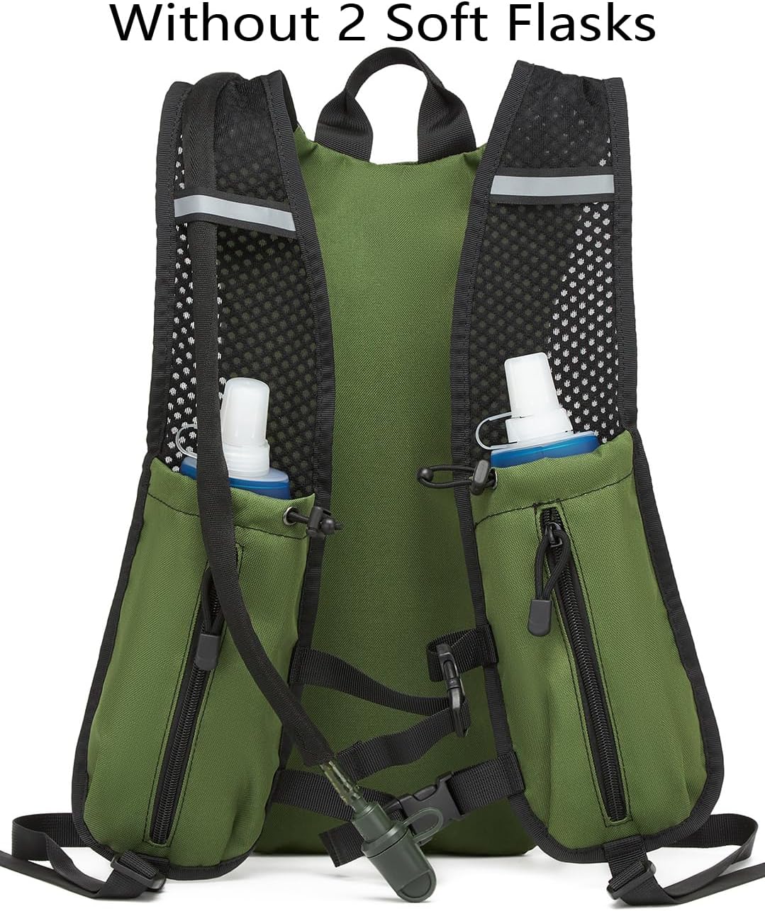 ATBP Running Hydration Vest Pack Thermal Insulation 3L TPU Water Bladder Tactical Backpack Bag for Cycling Hiking Daypack Men & Women