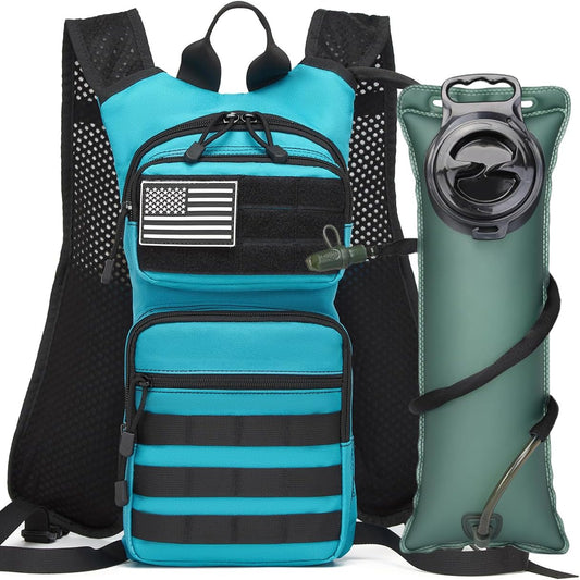 ATBP Running Hydration Vest Pack Thermal Insulation 3L TPU Water Bladder Tactical Backpack Bag for Cycling Hiking Daypack Men & Women