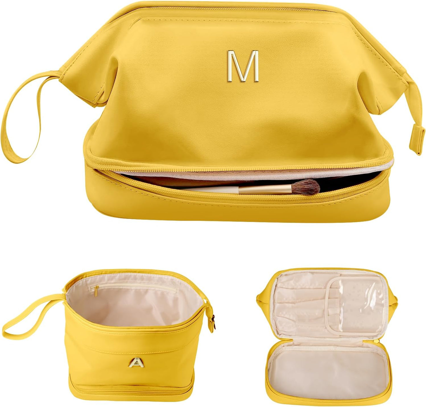 Cute Stuff For Teen Girls-Bachelorette Gifts for Bride, Initial Makeup Bag, Travel Gifts, Personalized Bags,Cosmetic Bag, Birthday Gifts for 3 4 5 6 7 8 9 10 11 12 13 Year Old Girl