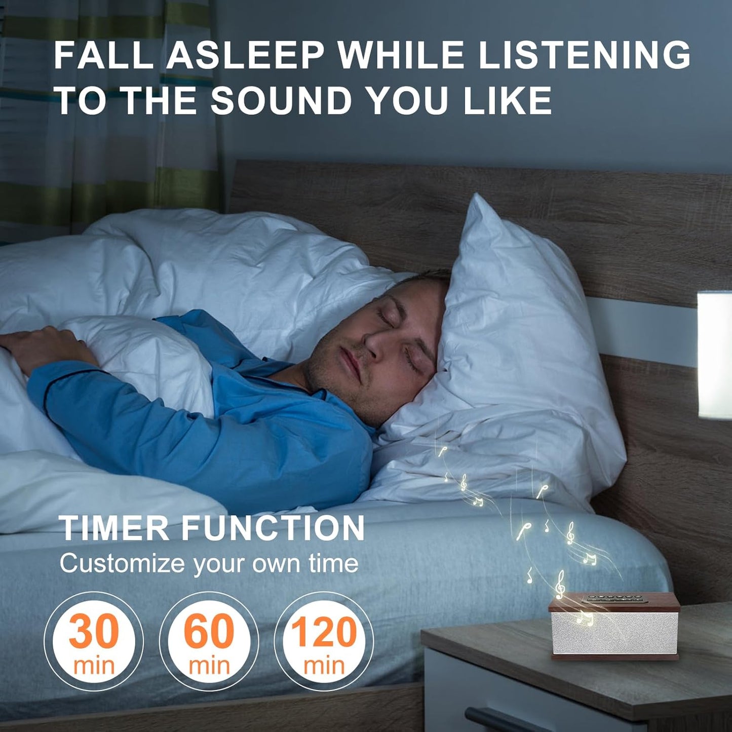 Sound Machine White Noise Machine with 70 Natural Soothing Sounds Sleeping Timer Memory Function 30 Volume Levels Brown Noise Sleep Sounds Machine Powered by USB for Baby Kids Adults,White