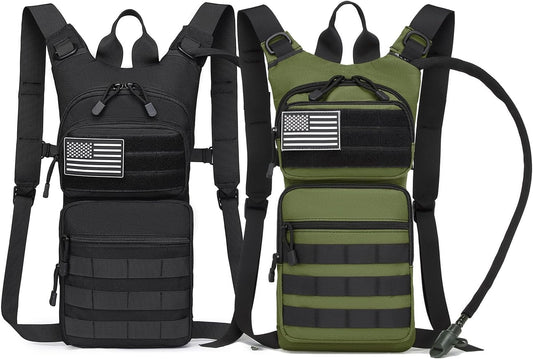 ATBP Insulated Water Hydration Pack Bag with 3L TPU Bladder Tactical Molle Hydration Backpack for Hiking Cycling Running