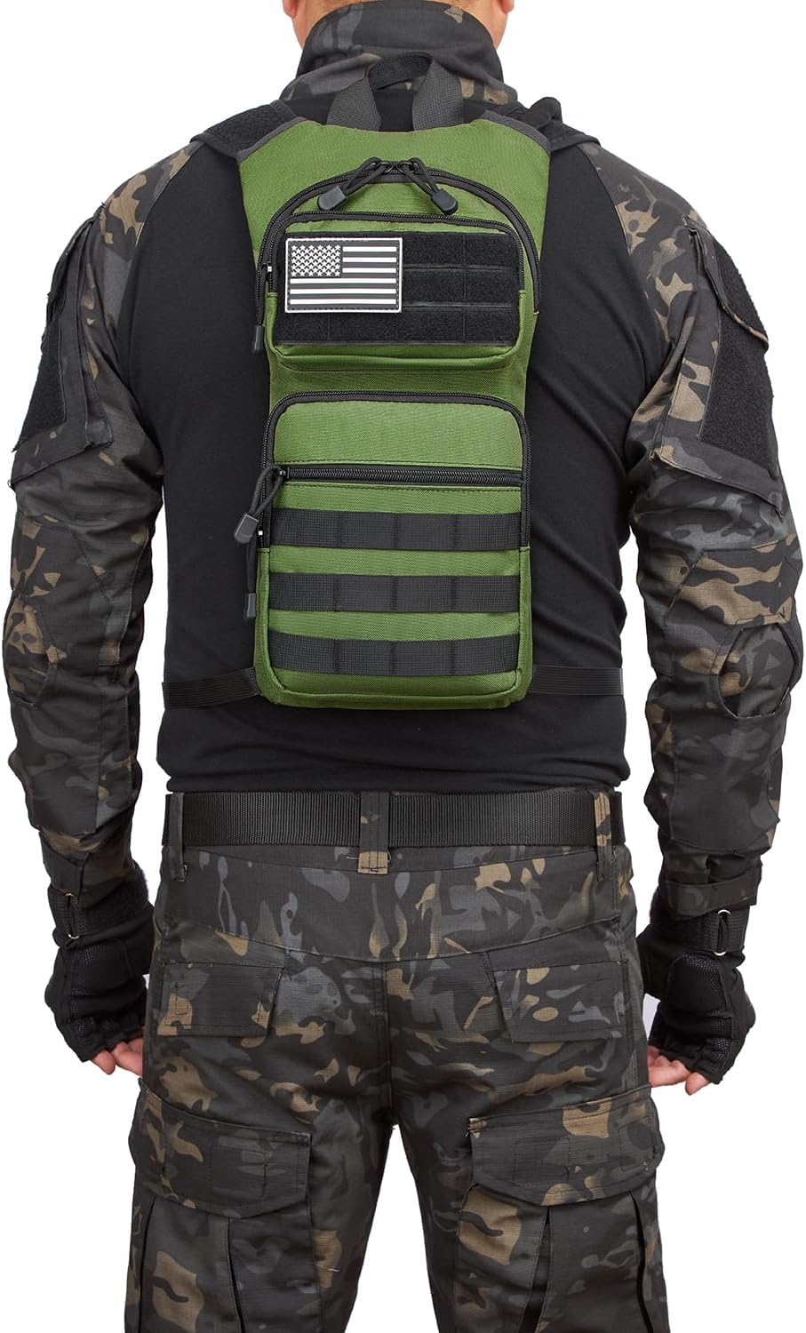 ATBP Running Hydration Vest Pack Thermal Insulation 3L TPU Water Bladder Tactical Backpack Bag for Cycling Hiking Daypack Men & Women