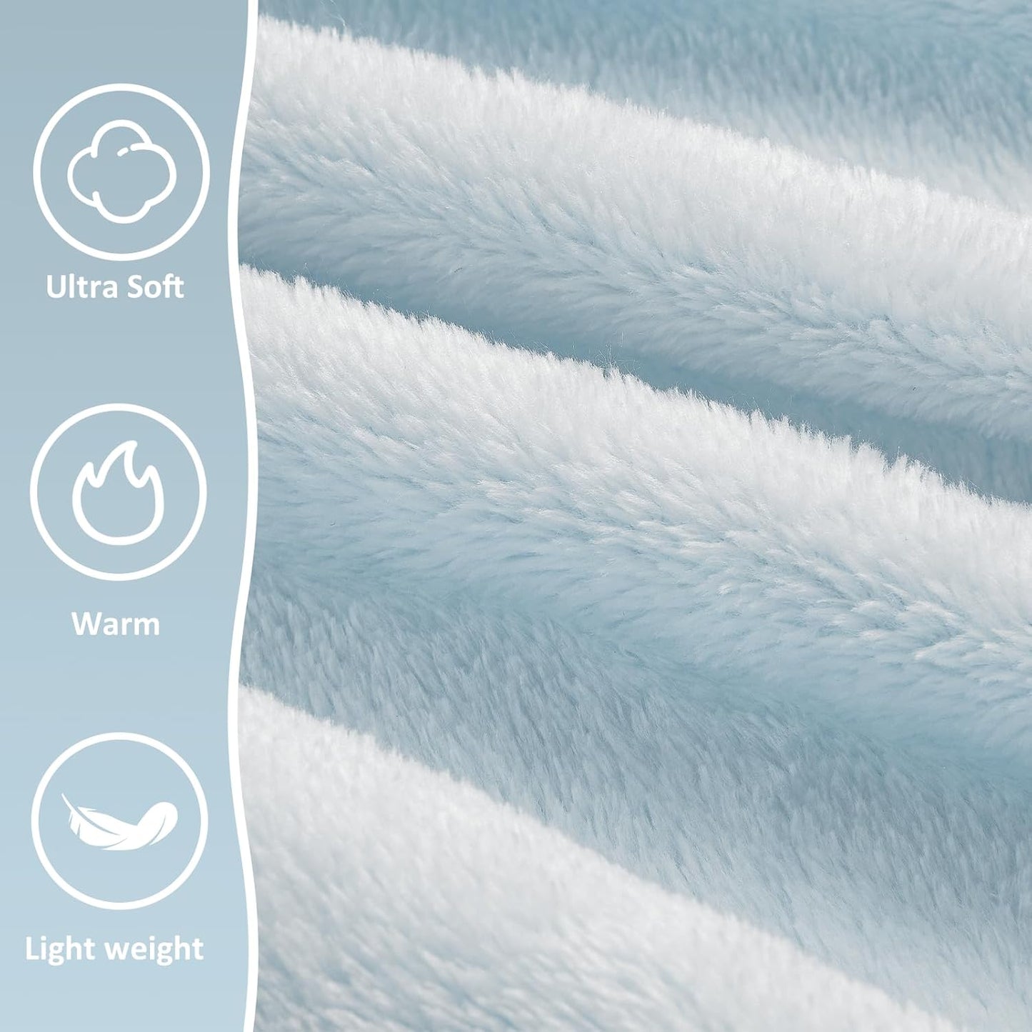 Travel Blanket, 3-in-1 Ultra-Soft, Warm & Lightweight Travel Blanket Airplane with Bag, 65x40 in, Airplane Travel Essentials for Women, Men & Kids with Eye Mask, Luggage Sleeve & Backpack Clip