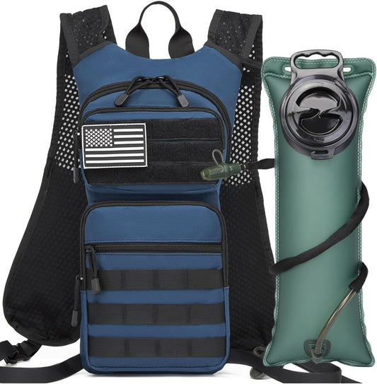 ATBP Running Hydration Vest Pack Thermal Insulation 3L TPU Water Bladder Tactical Backpack Bag for Cycling Hiking Daypack Men & Women