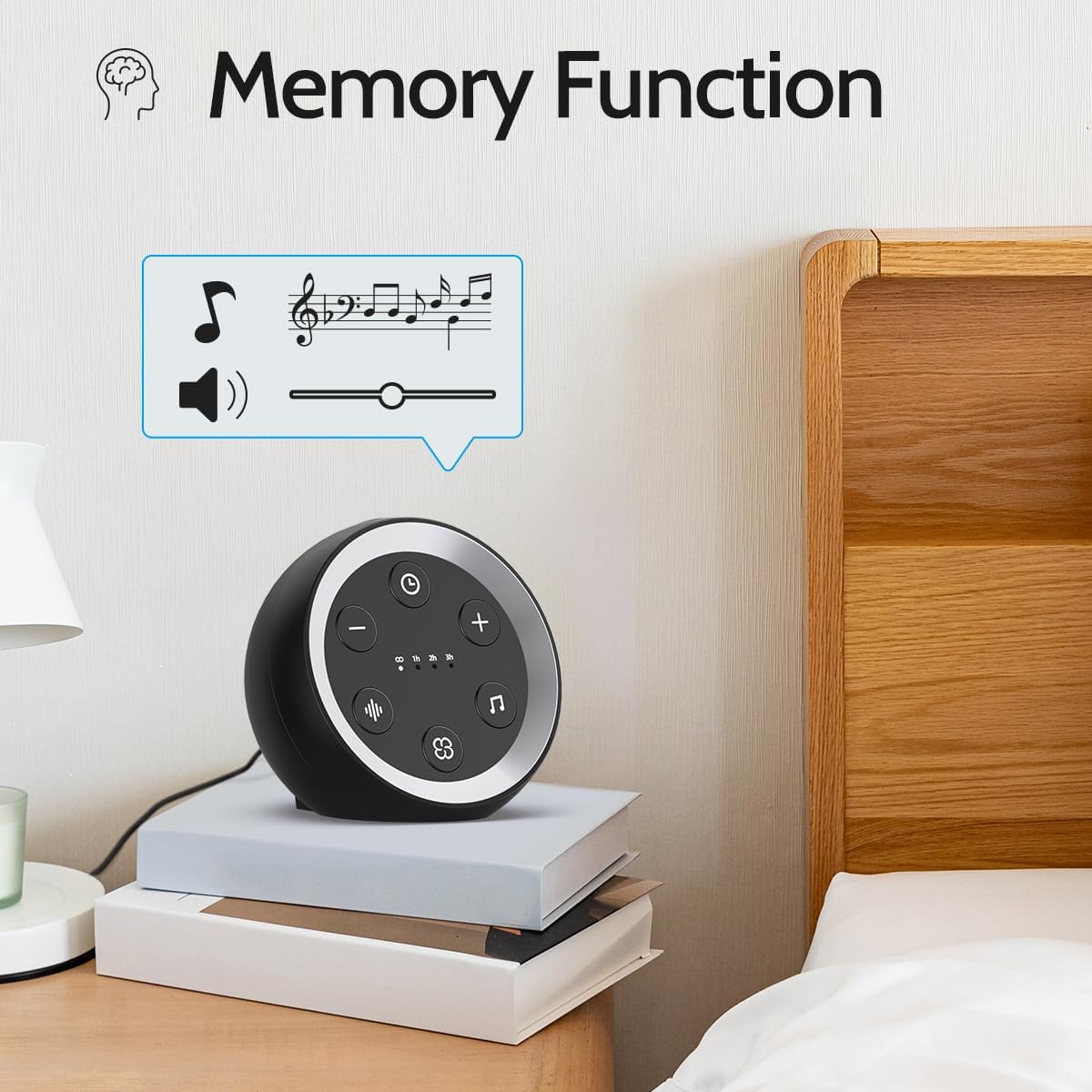 White Noise Machine Calming Sleep Sound Machine with 32 Soothing Sounds Loud Pink Brown Noise Machine for Baby Kid Adults Noise Cancelling Machine with 36 Volume Levels 4 Timer for Office Privacy