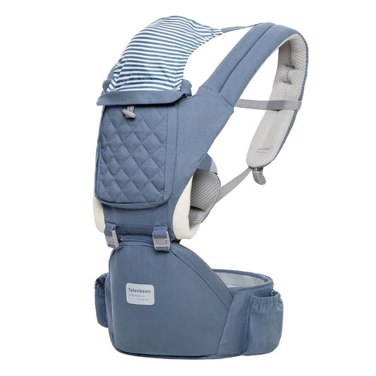 Baby Carrier 6-in-1 Newborn to Toddler, Baby Carrier with Hip Seat Lumbar Support 7-41 lbs, Baby Soft Carrier for All Seasons & Positions, Adjustable Size for Shopping Hiking Travelling