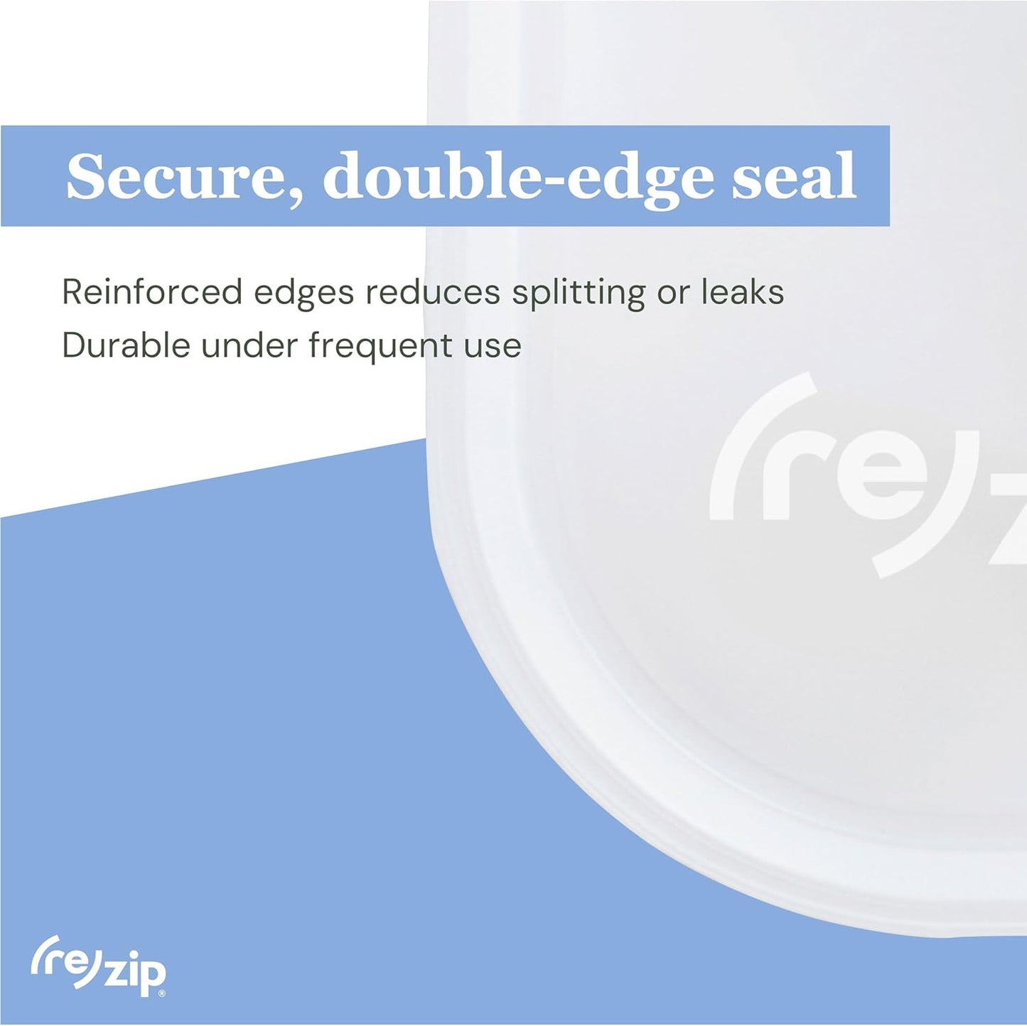 (re) zip 5-pack Reusable Sandwich Lunch Food Storage Bags | BPA-Free, Food Grade, Leakproof, Freezer Safe, Dishwasher Safe, Travel Friendly | Multicolor for Easy Organization