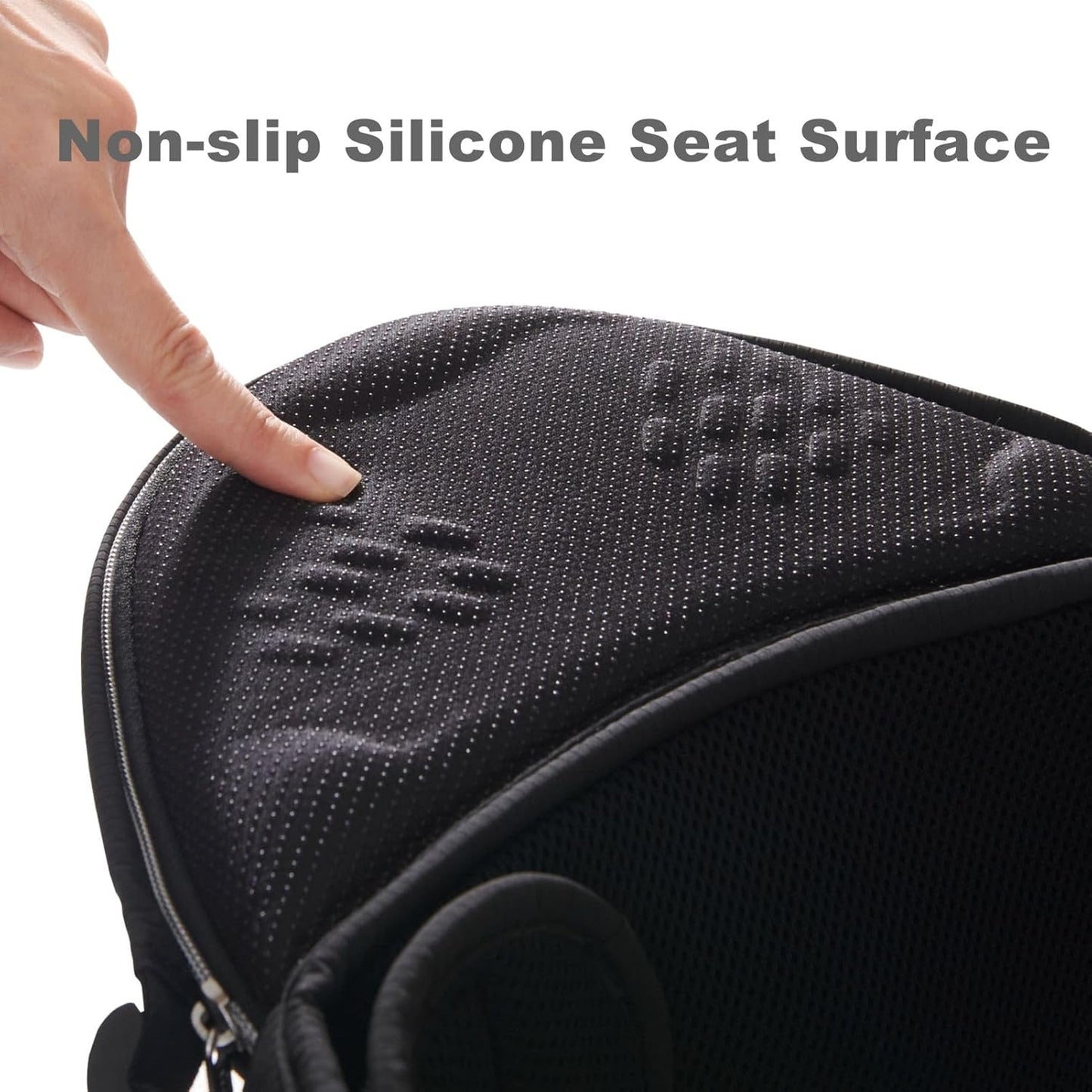 Sunveno Hip Baby Carrier with Seat,Ergonomic Baby Hip Carrier, Front-Facing Baby Holder, Anti-Slip Seat Surface, Wide and Adjustable Waistband, Multiple Pockets, Newborn to Toddler up to 45lbs, Black