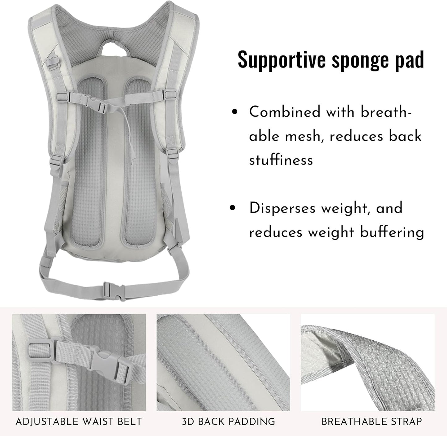 Zavothy 18L Hydration Backpack with 3L Water Bladder – Waterproof Hiking Pack with Insulated Bladder Compartment, Hidden Helmet Holder & Rain Cover – for Running, Cycling, and Camping