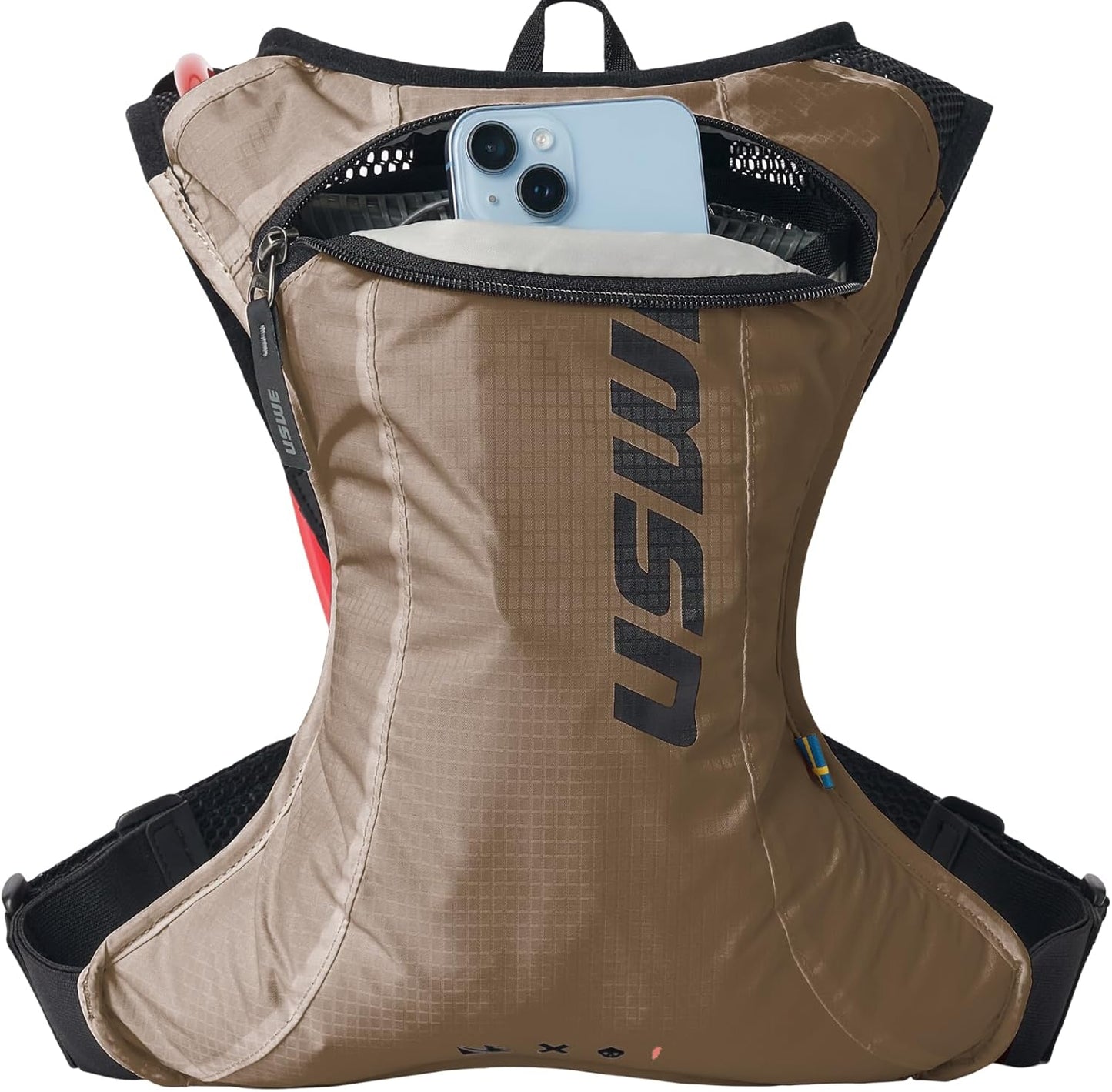 USWE Race 2.0, Ultra Lightweight Hydration Backpack with 2.0L / 70oz Water Bladder, Leak Proof Pack for Gravel, MTB, Running, Hiking, Cycling, Camping, Biking for Men,Women