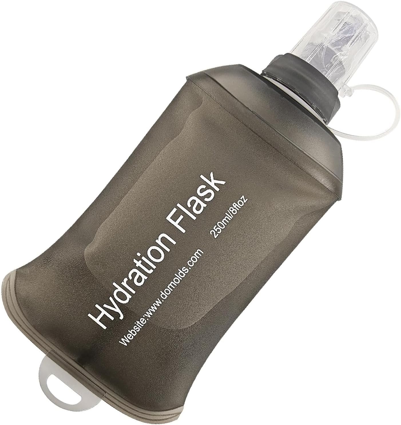 AXEN Soft Flask TPU Foldable Running Hydration Flask, Soft Collapsible Water Bottle for Hydration Pack Cycling Marathon Running Hiking