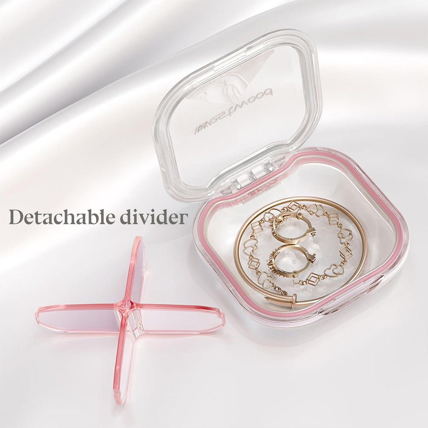 1 Pack Small Green Pill Organizer, 4 Compartments, Compact Stylish Cute Travel Camping Pill Box Daily Medicine Pill Case, Portable and Moistureproof to Store Vitamins, Medication and Supplements