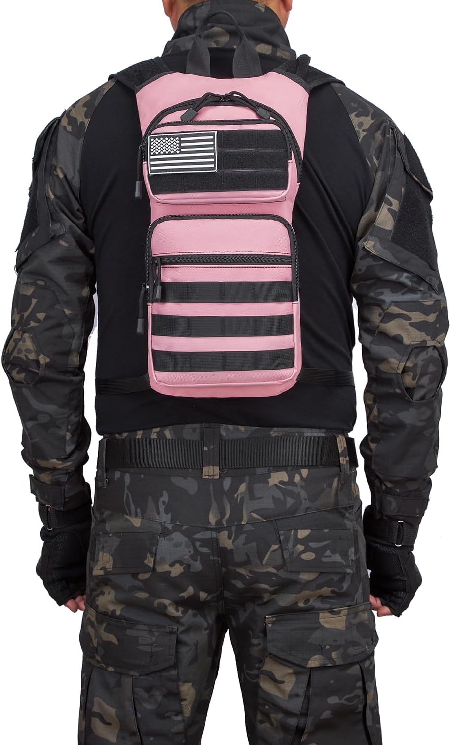 ATBP Running Hydration Vest Pack Thermal Insulation 3L TPU Water Bladder Tactical Backpack Bag for Cycling Hiking Daypack Men & Women