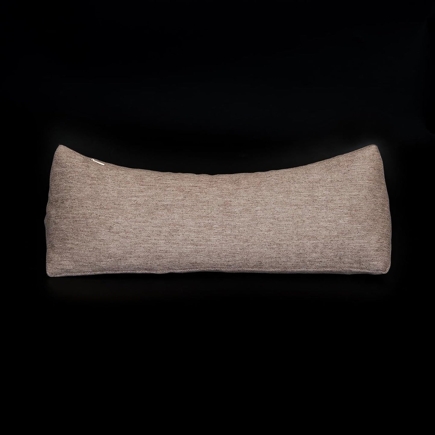 Buckwheat Neck Support Pillow Cervical Neck Cylinder Bolster Pillow,Buckwheat Hulls Adjustable Roll Pillow,Neck Pain Relief for Back and Side Sleepers Round Pillows for Lunch Break Brown, 6*15 inch