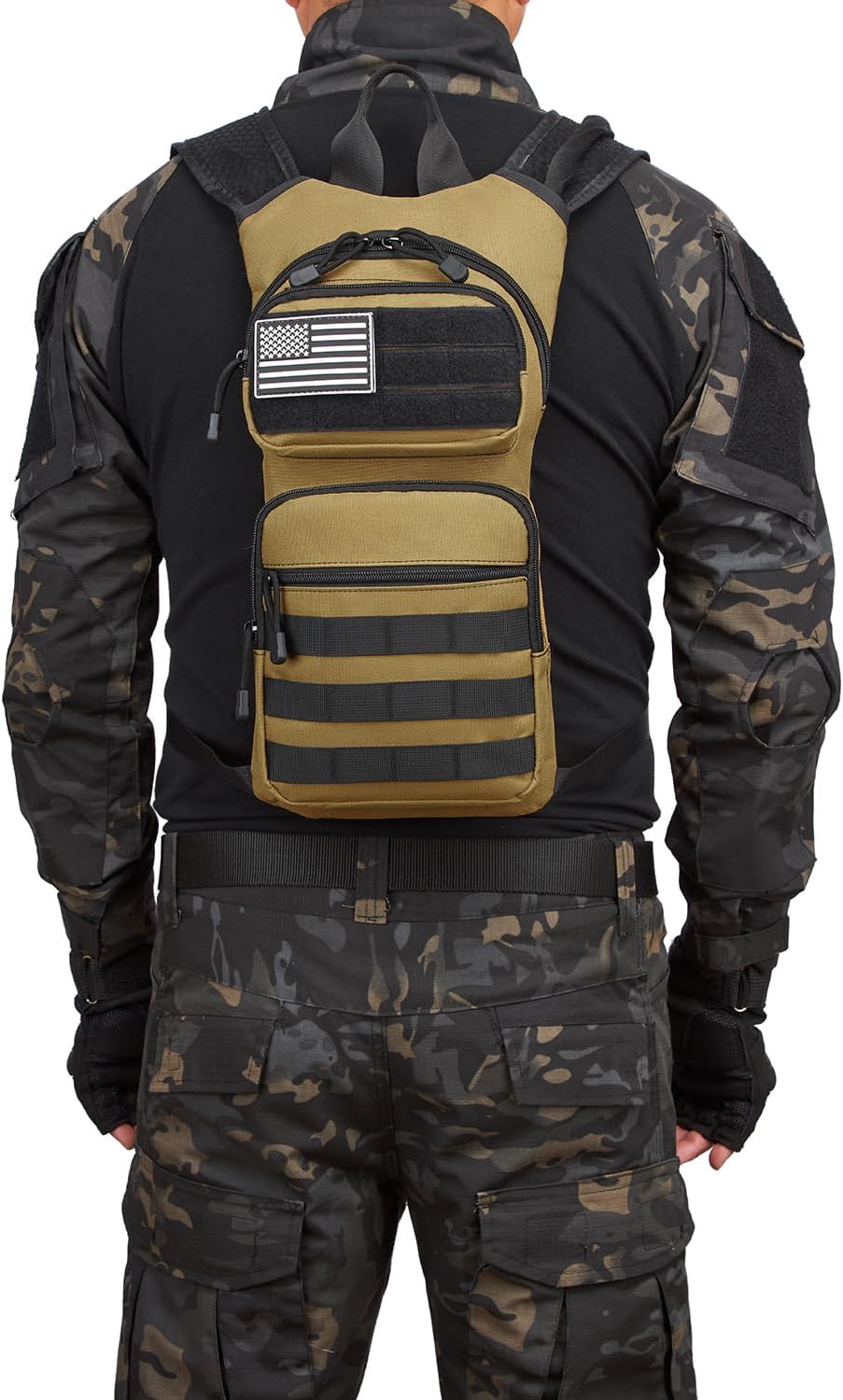 ATBP Running Hydration Vest Pack Thermal Insulation 3L TPU Water Bladder Tactical Backpack Bag for Cycling Hiking Daypack Men & Women