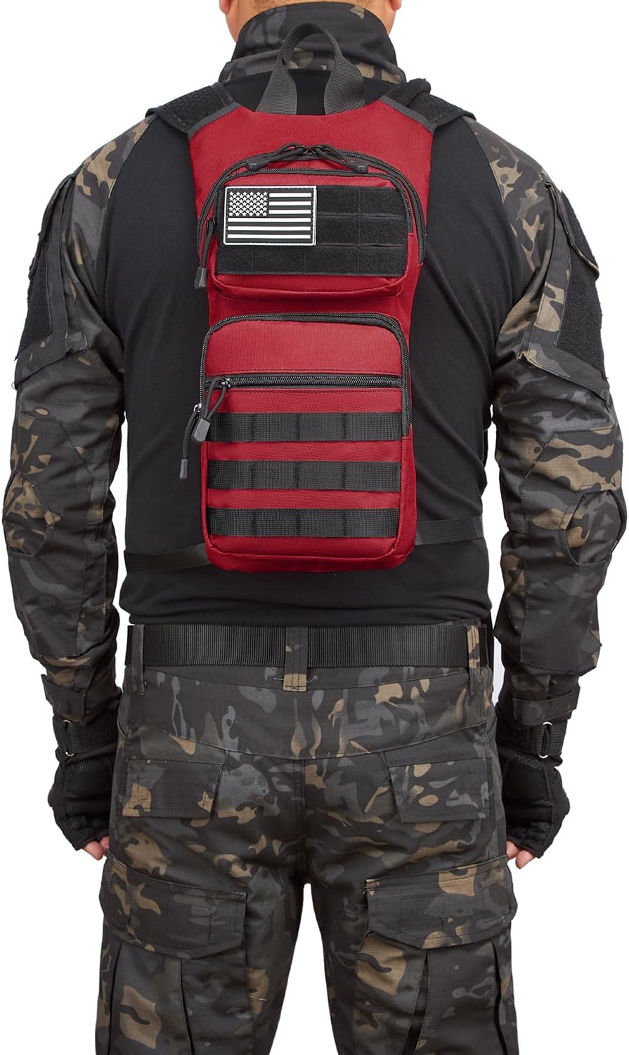 ATBP Running Hydration Vest Pack Thermal Insulation 3L TPU Water Bladder Tactical Backpack Bag for Cycling Hiking Daypack Men & Women