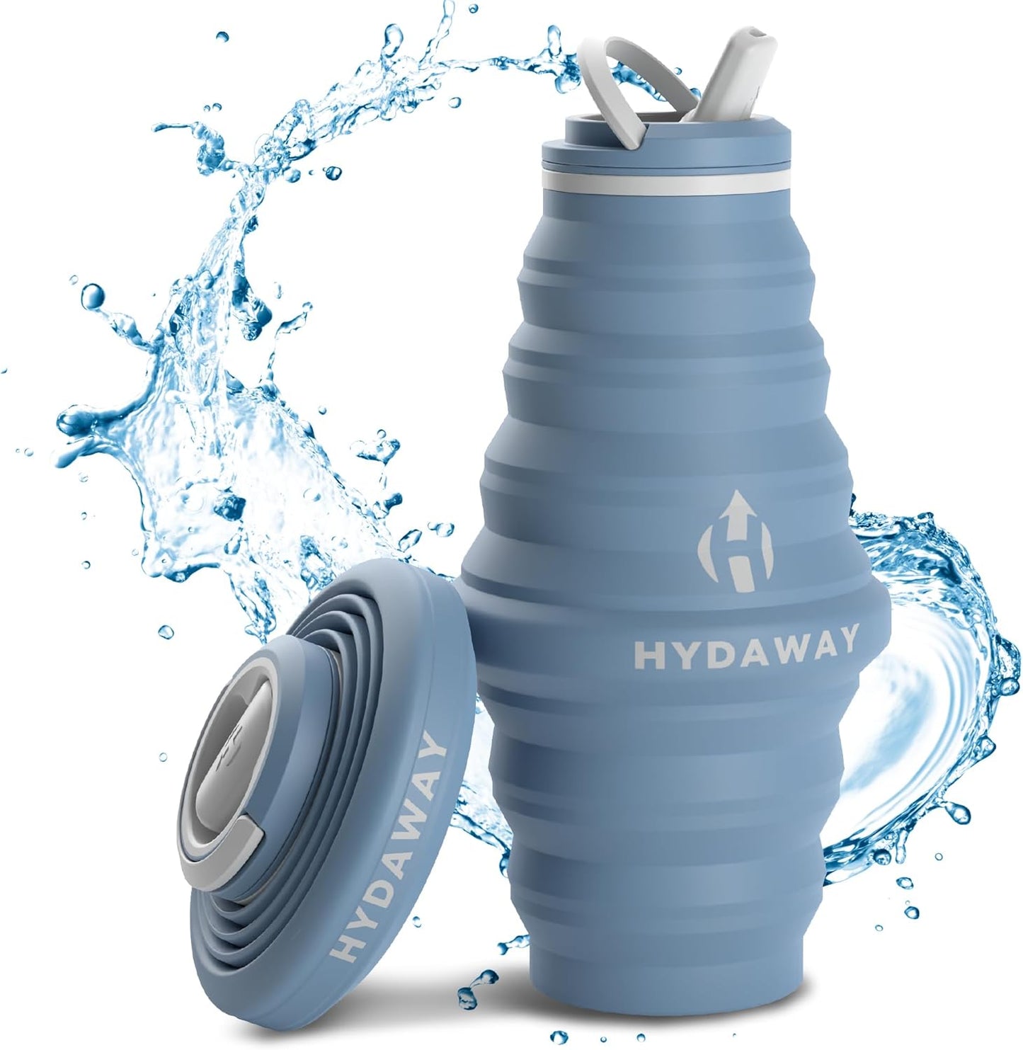 HYDAWAY 25oz Collapsible Water Bottle - BPA-Free, Leakproof, Lightweight, and Space-Saving - Perfect for Hiking, Travel, and All-Day Hydration