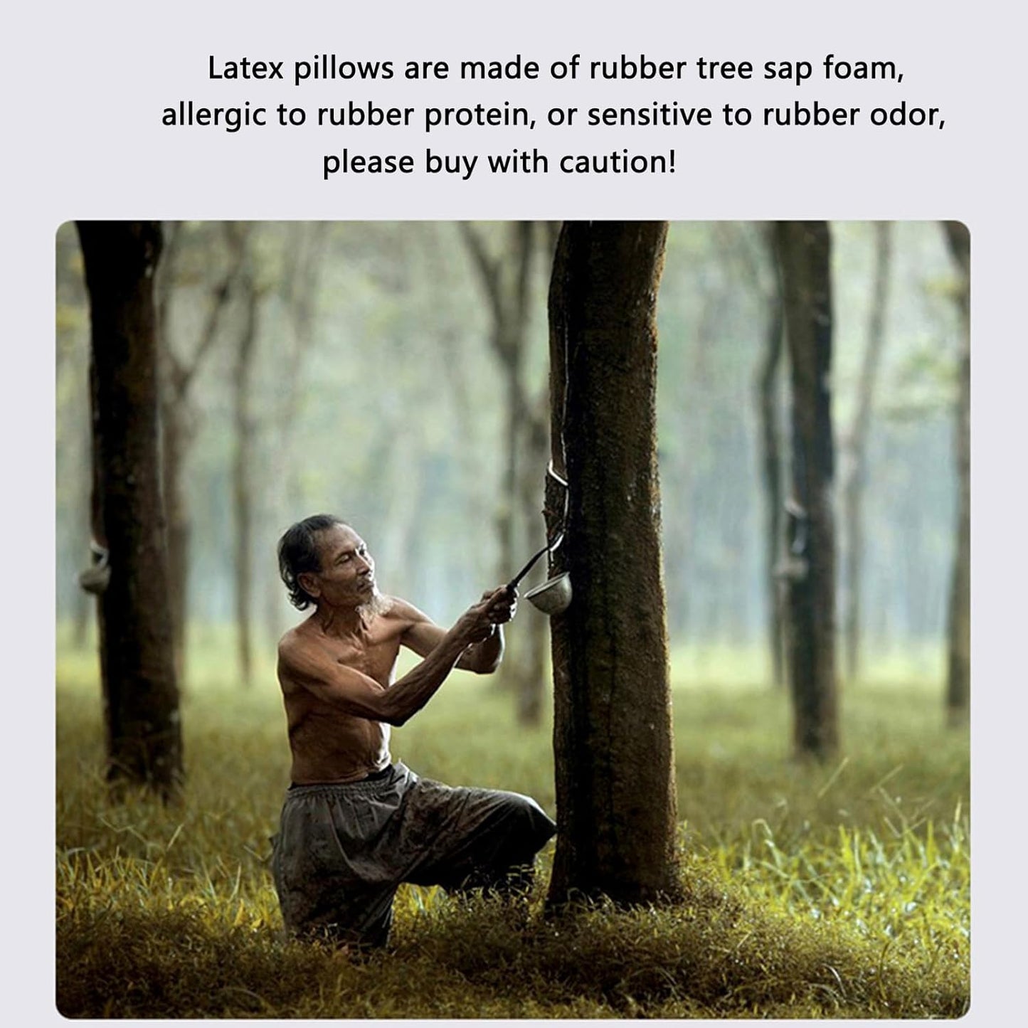 Nature Latex Foam Pillows, Cervical Pillow for Neck and Shoulder Pain Relief, Ergonomic Contour Bed Pillow, Soft for Side Sleep Stomach Sleeping and Back Sleeper(23.6"×15.7"×3.7"/4.5")