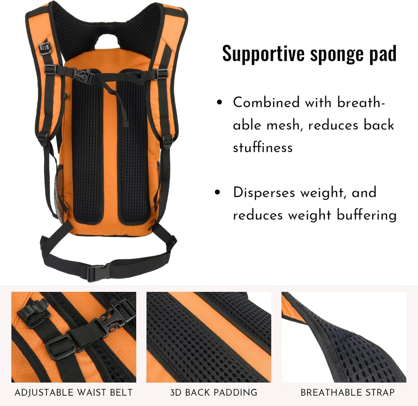 Zavothy 18L Hydration Backpack with 3L Water Bladder – Waterproof Hiking Pack with Insulated Bladder Compartment, Hidden Helmet Holder & Rain Cover – for Running, Cycling, and Camping