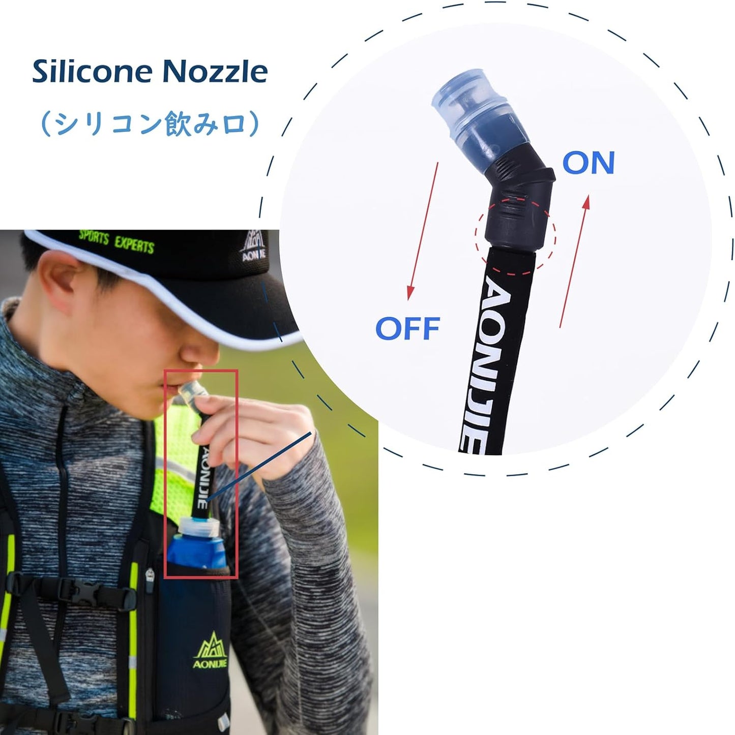 TRIWONDER TPU Soft Folding Water Bottles BPA-Free Collapsible Flask for Hydration Pack - Ideal for Running Hiking Cycling Climbing (350ml/11.83oz - Pack of 2)