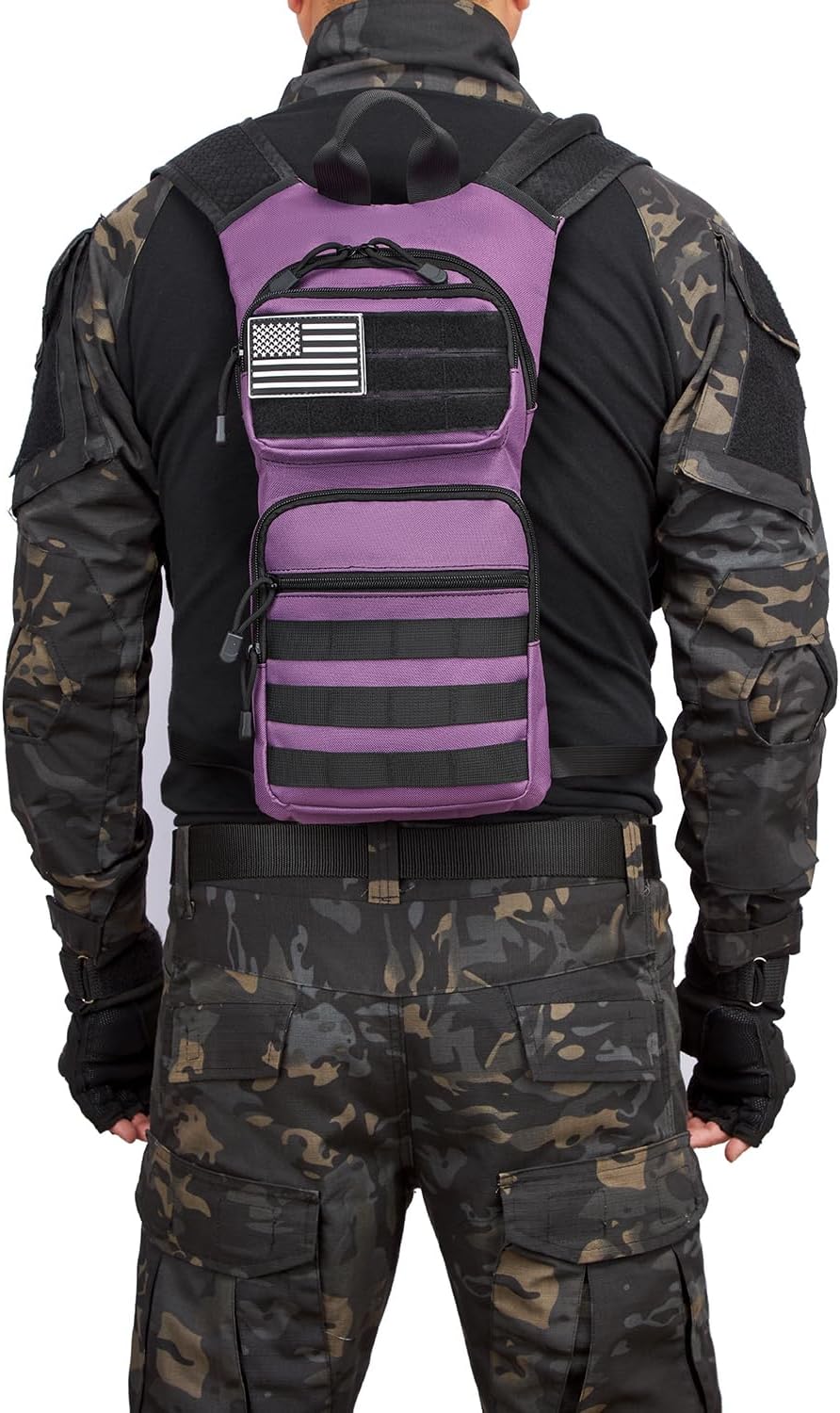 ATBP Running Hydration Vest Pack Thermal Insulation 3L TPU Water Bladder Tactical Backpack Bag for Cycling Hiking Daypack Men & Women