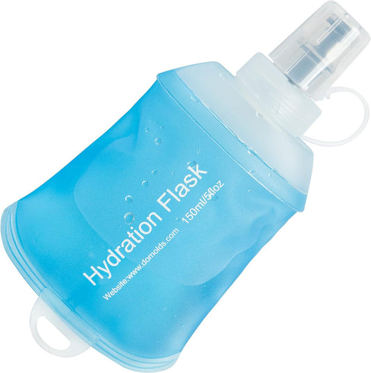 AXEN Soft Flask TPU Foldable Running Hydration Flask, Soft Collapsible Water Bottle for Hydration Pack Cycling Marathon Running Hiking