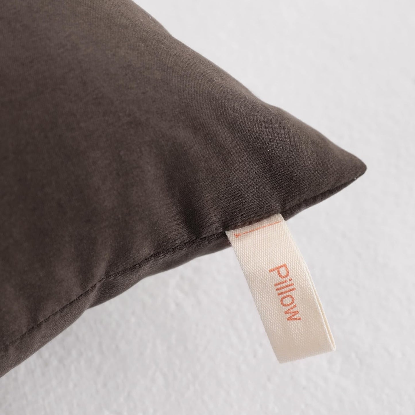 NTBAY Toddler Pillows, Down Alternative 13"x18" Pillows, Machine Washable - Soft and Breathable Travel Small Pillows for Sleeping, Ideal for Daycare, Crib, Cot, Dark Brown